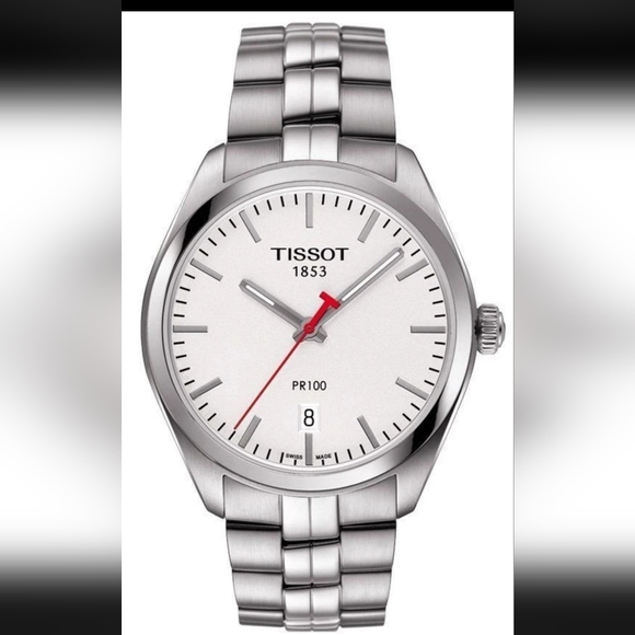 Tissot NBA PR 100 Silver Dial Men's Watch T101.410.11.031.01 - Picture 2 of 5